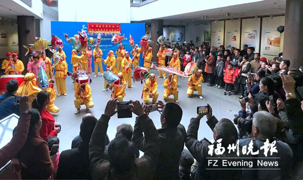 福清海族舞南后街首秀  今日上午有提線木偶表演