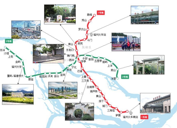 新進展,！福州地鐵1號線二期,、4,、5,、6號線都有……
