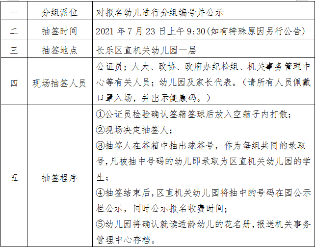 2021年秋季區(qū)直機(jī)關(guān)幼兒園招生公告