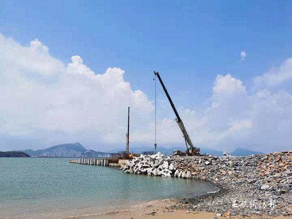 東洛島年底通水通電通路 