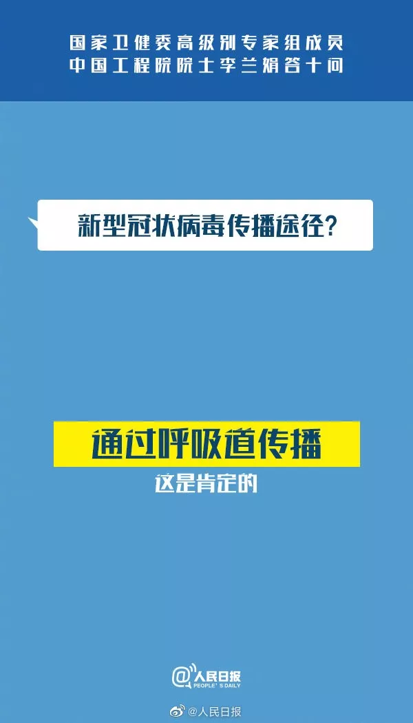 國家衛(wèi)健委專家組成員李蘭娟：新冠肺炎答疑10問