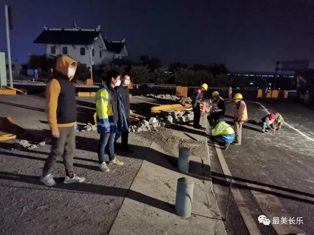 日夜兼程,！濱海新城兩個道路項目加快建設(shè)