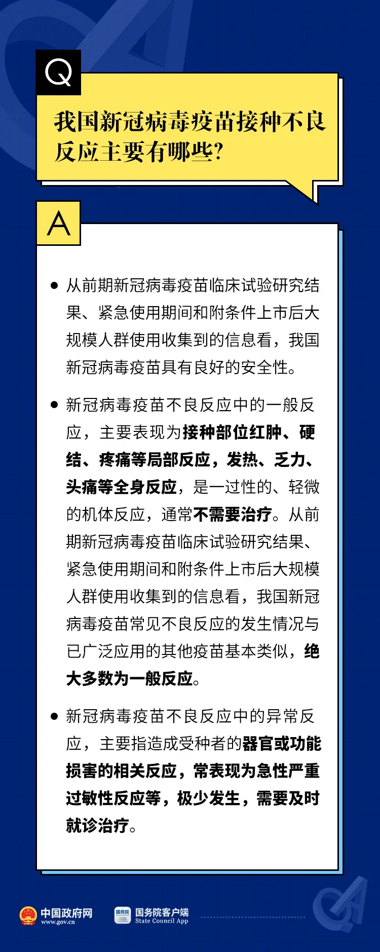 必看！關(guān)于新冠疫苗接種不良反應(yīng),，12個(gè)權(quán)威解答