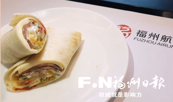 福州小吃春餅登上福航　空中將現(xiàn)更多“福州味”