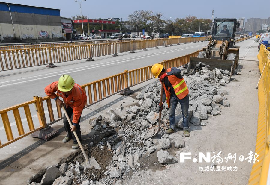 福馬路地鐵2號線站點沿線路面修復提速