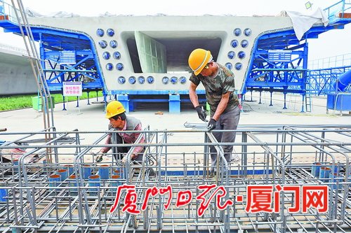 福廈高鐵最長橋梁下月架梁 保障2022年全線竣工通車